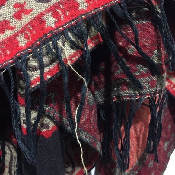 PASHMINA CASHMERE TASSEL TRIM SHAWLS ONE SIZE - Picture 2 of 10